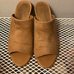 Aerosoles mule heel sandals size 7